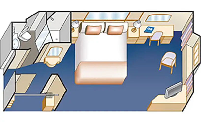 O4 Cabina vista oceano Premium